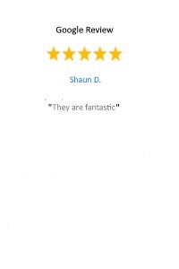 Five-star Google review expressing high satisfaction with IT services.
